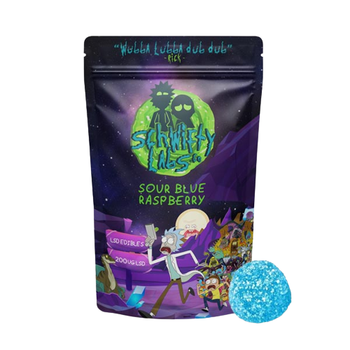 LSD Edible 200ug Blue Raspberry Schwifty Labs